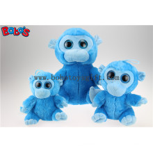 Прямая поставка с фабрикой симпатичные горячие продавая большие глаза голубые игрушки обезьяны Bos1166
